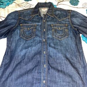 True Religion Jean Button Down